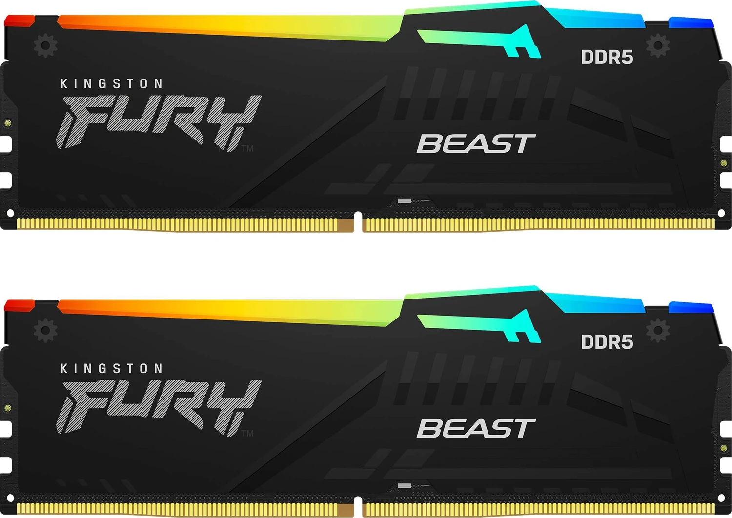 Kingston FURY Beast RGB noir 32GB DDR5 6000 CL30